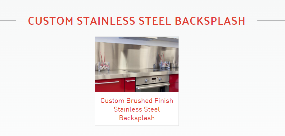 STAINLESS STEEL Applied Rang